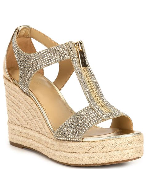 michael kors kimberly wedges|michael kors berkley wedge sandals.